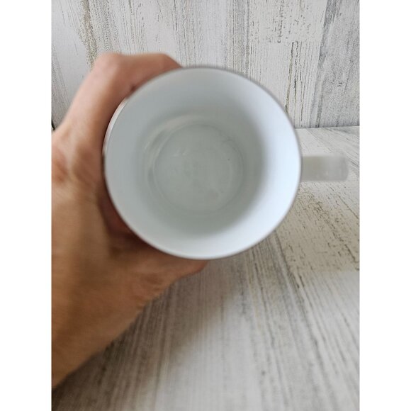 Pottery Barn Cupid reindeer mug cup Xmas decor bow - Picture 5 of 6